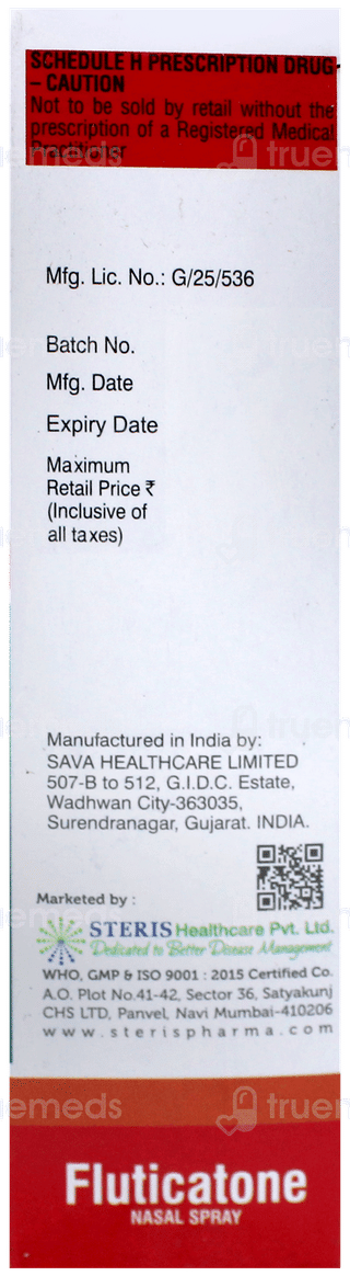 Fluticatone Nasal Spray 6Gm